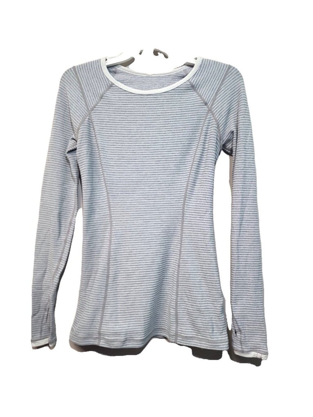 Lululemon Run: Turn Around Long Sleeve Activewear Tops Size 4 Gray